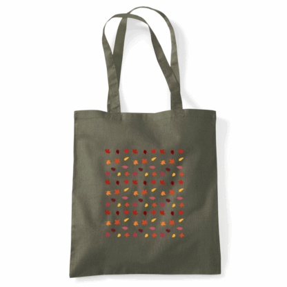 Autumn Leaves Cotton Tote Bag - Image 42