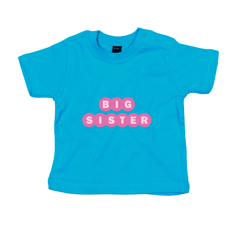 Big Sister Personalised Baby/Toddler T-Shirt - Image 8