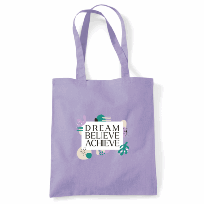 Dream Believe Achieve Tote Bag - Image 23