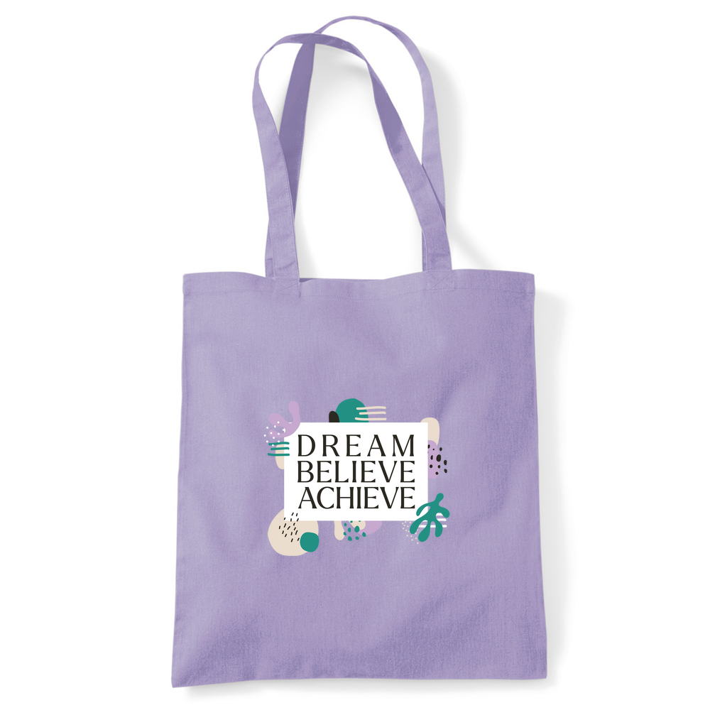 Dream Believe Achieve Tote Bag - Image 23