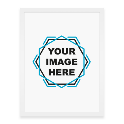 Custom White Framed Photo Print - Portrait - Image 2
