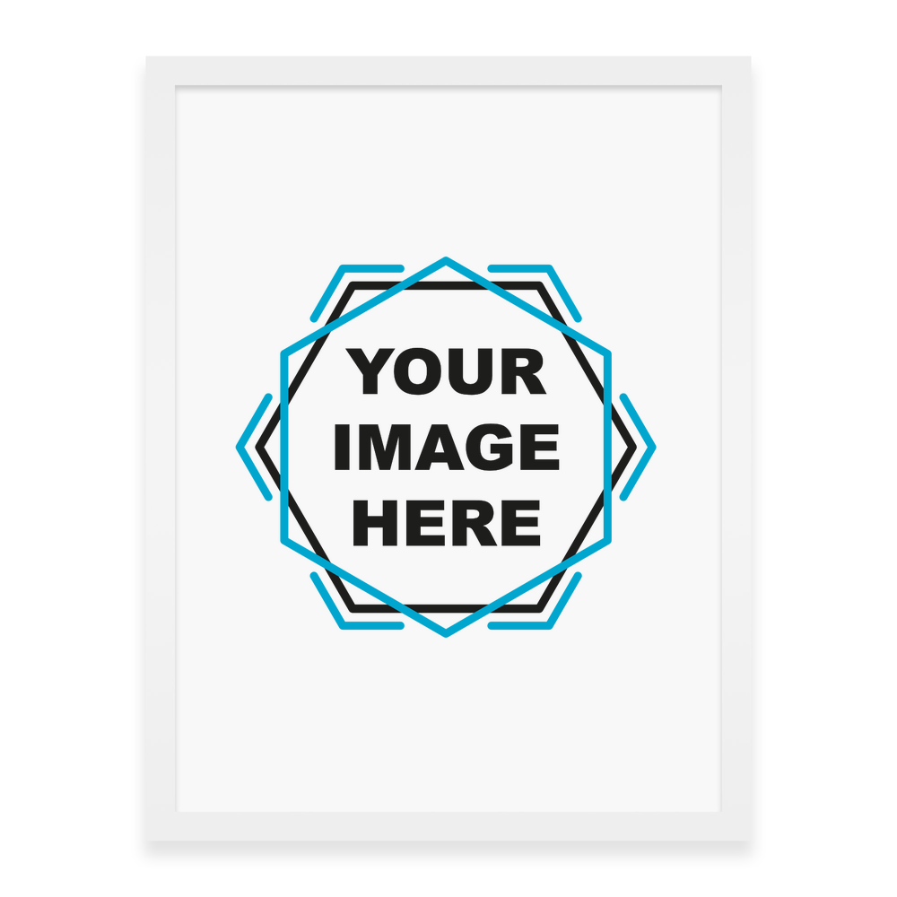 Custom White Framed Photo Print - Portrait - Image 2
