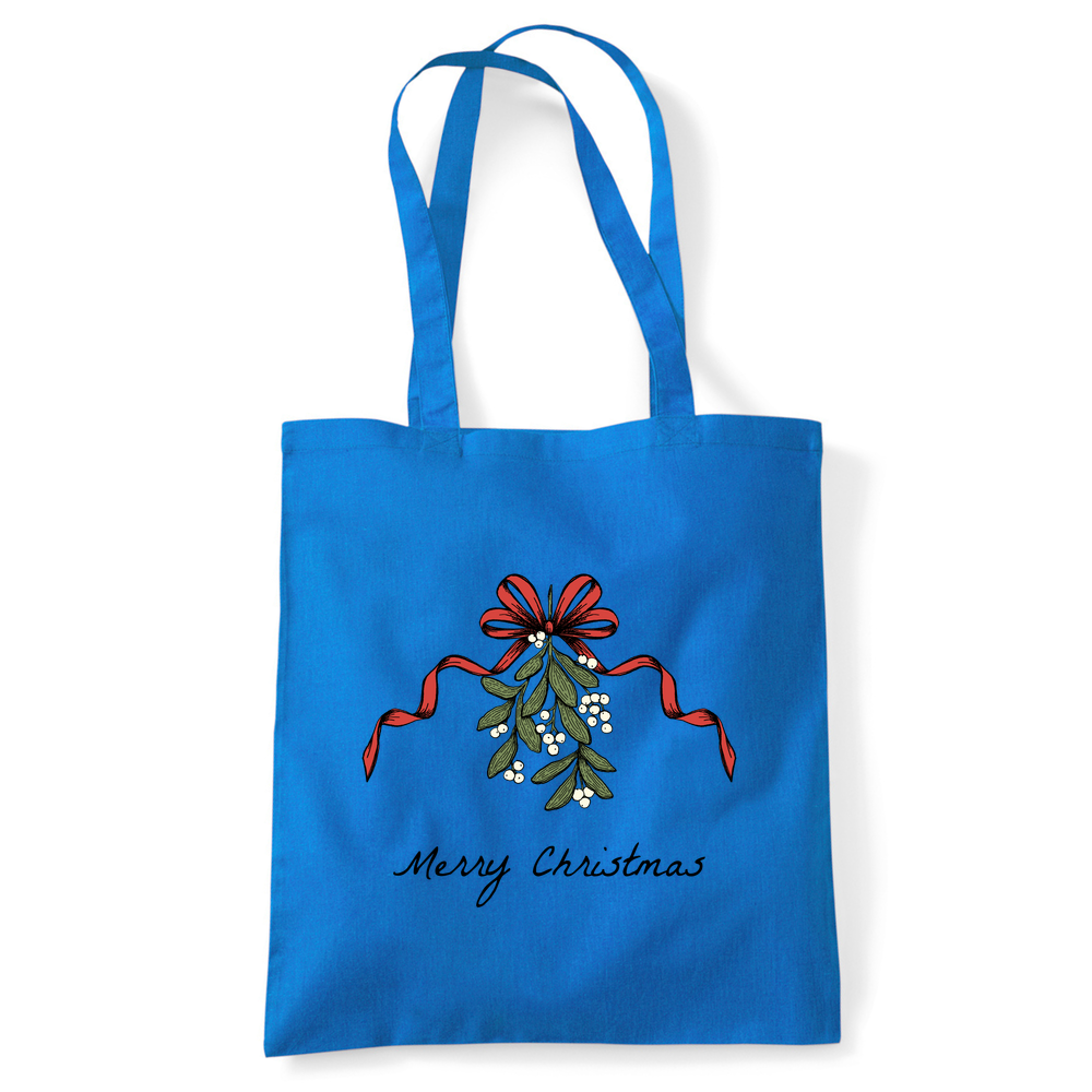 Merry Christmas Mistletoe Tote Bag - Image 13