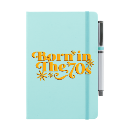 Born in The 70s Personalised Notebook with Pen - Image 14
