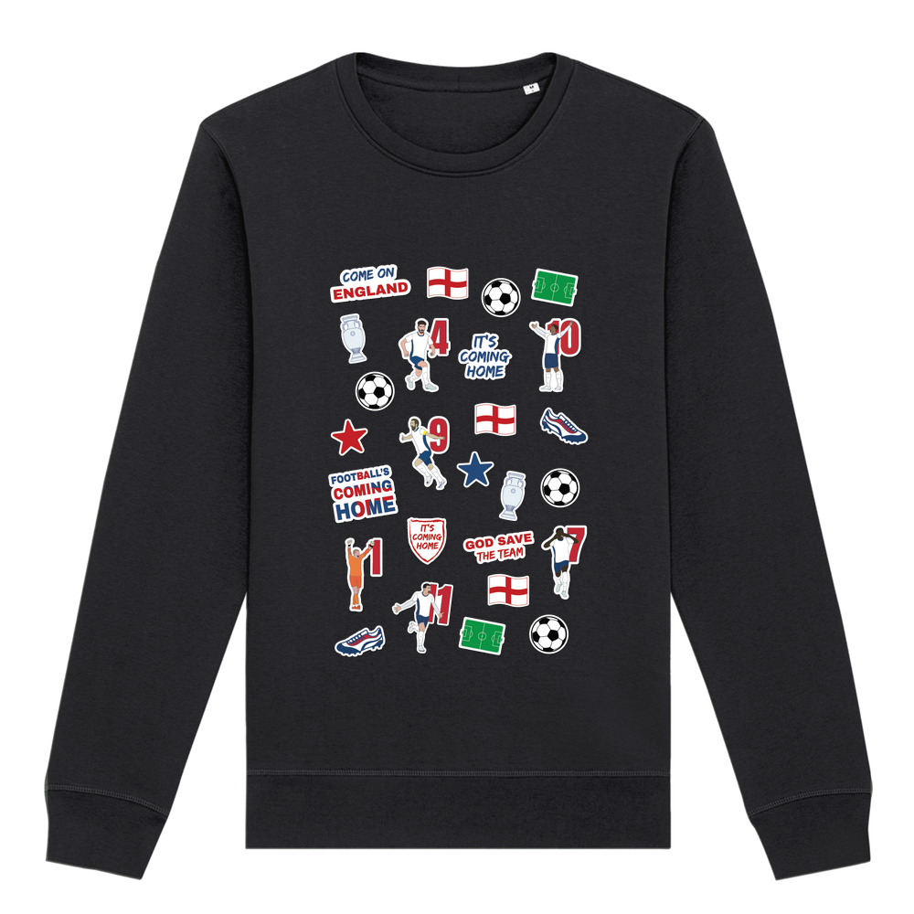 England Collage Crew Neck Sweatshirt - Image 7