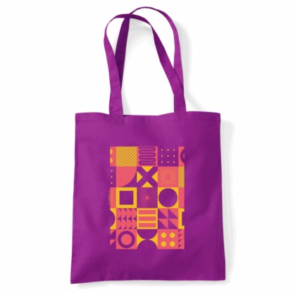 Square Patterns Tote Bag - Image 25