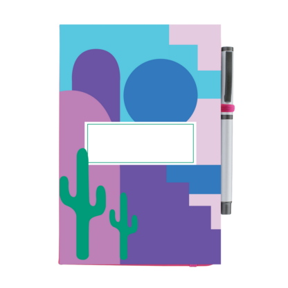 Abstract Desert Personalised Notebook with Pen - Image 9