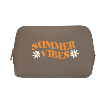 Summer Vibes Leather Look Boutique Accessory Bag - Image 8