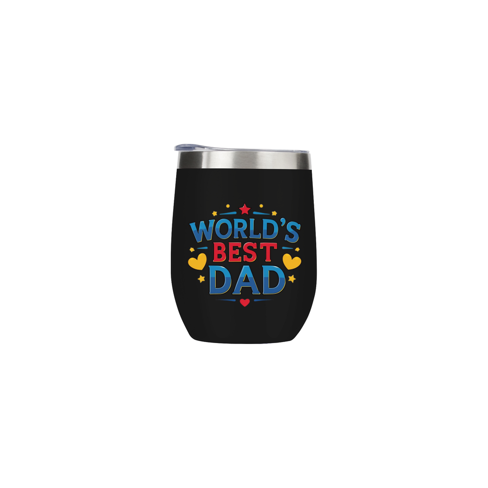 World's Best Dad Metal Drinks Tumbler - Image 3