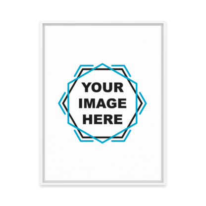 Custom White Framed Canvas - Portrait - Image 2