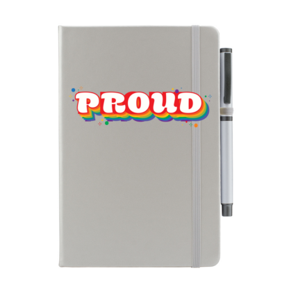 Proud Personalised Notebook with Pen - Image 12