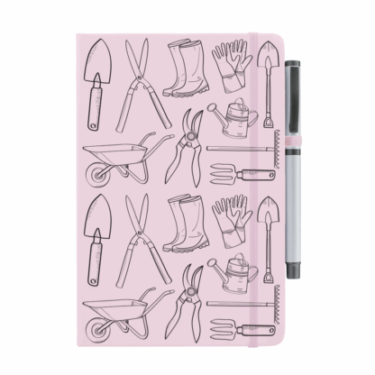 Garden Tools Pattern Notebook with Pen - Image 10