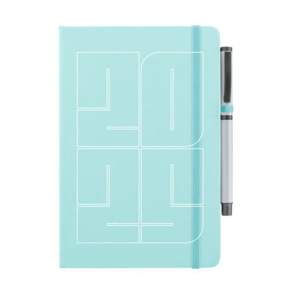 2025 Personalised Notebook with Pen