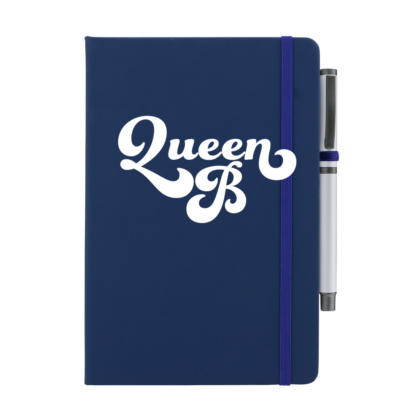 Queen B Personalised Notebook with Pen - Image 5