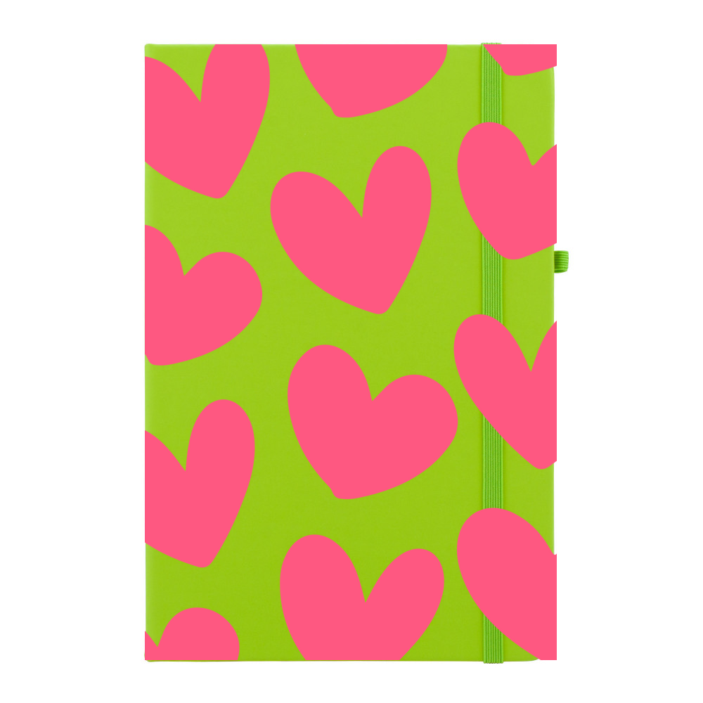 Love Hearts Personalised Soft Feel Notebook - Image 14