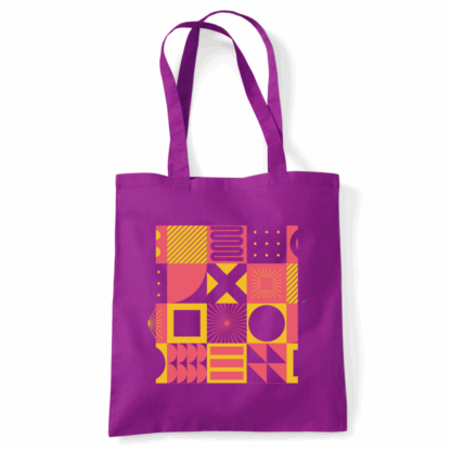 Square Patterns Tote Bag - Image 25