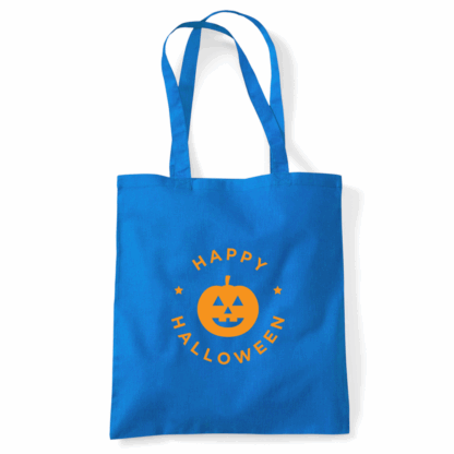 Happy Halloween Pumpkin Personalised Tote Bag - Image 19