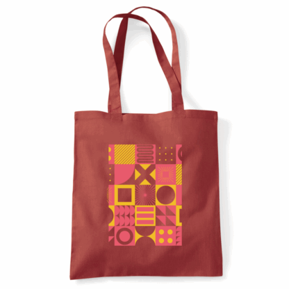 Square Patterns Tote Bag - Image 47