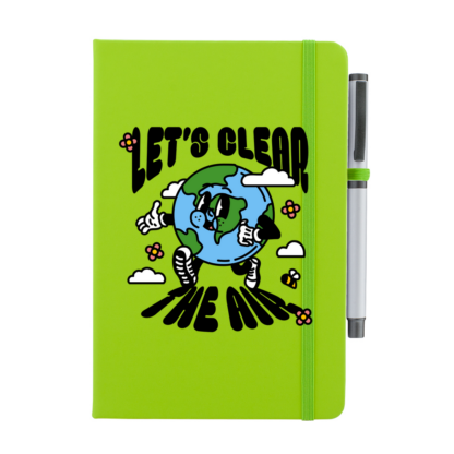 Lets Clear The Air Personalised Notebook with Pen
