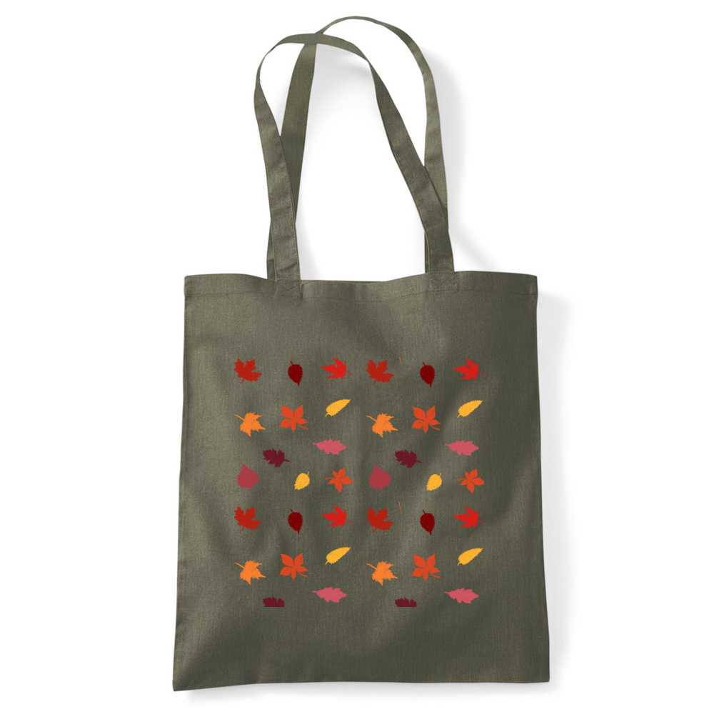 Autumn Leaves Cotton Tote Bag - Image 42