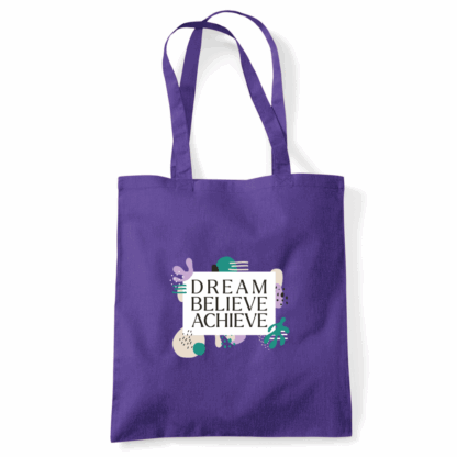 Dream Believe Achieve Tote Bag - Image 12