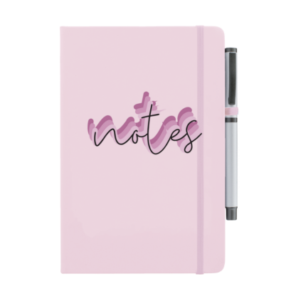 Notes Personalised Notebook with Pen