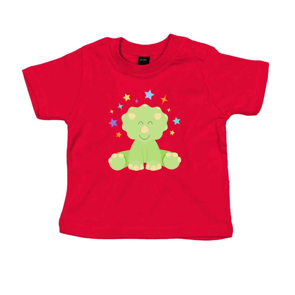 Cute Dinosaur Personalised Baby/Toddler T-Shirt - Image 7