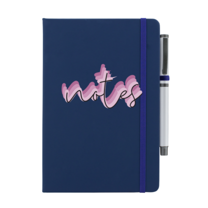Notes Personalised Notebook with Pen - Image 6