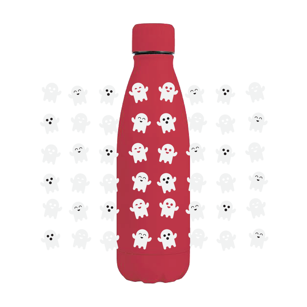 Halloween Ghosts Metal Bottle - Image 4