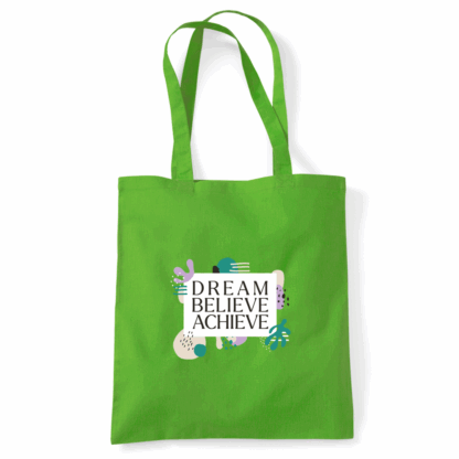 Dream Believe Achieve Tote Bag - Image 9