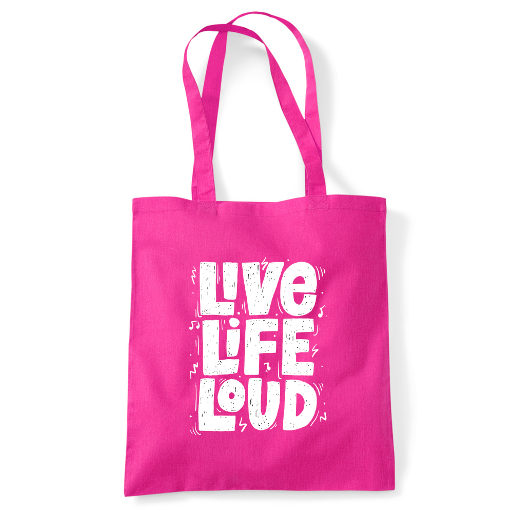 Live Life Loud Tote Bag - Image 26