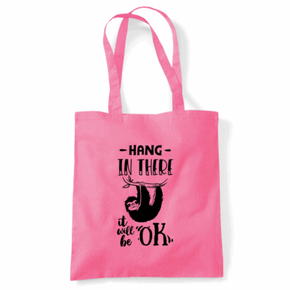 Hang In There Sloth Tote Bag - Image 13
