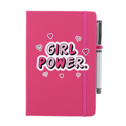 Girl Power Personalised Notebook with Pen - Image 5