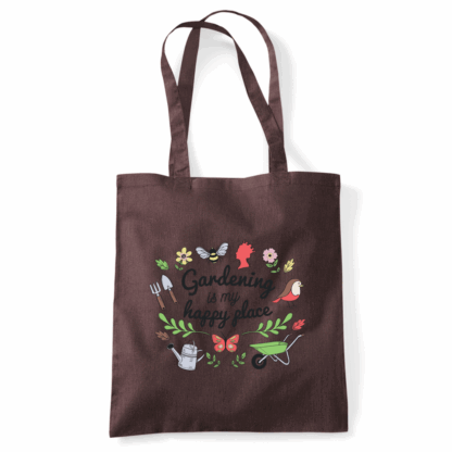 Gardening is my Happy Place Tote Bag - Image 38