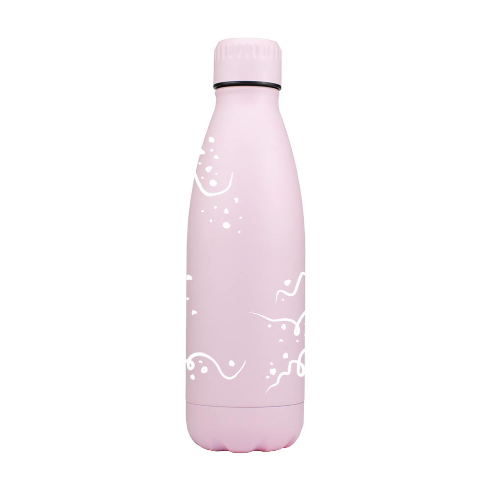 Abstract Dots & Lines Metal Bottle - Image 4