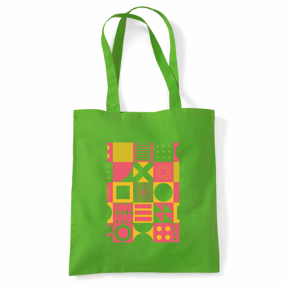 Square Patterns Tote Bag - Image 9