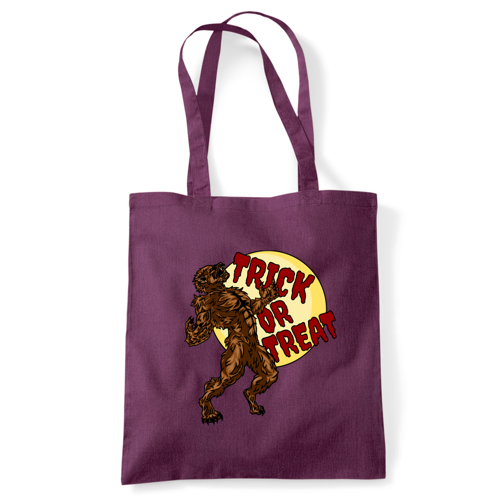 Trick or Treat Werewolf Personalised Tote Bag - Image 30