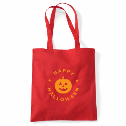 Happy Halloween Pumpkin Personalised Tote Bag - Image 33