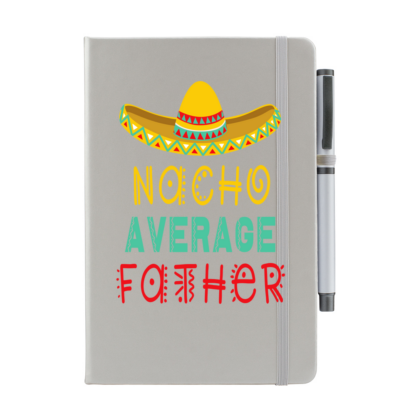 Nacho Average Father Personalised Notebook with Pen - Image 6