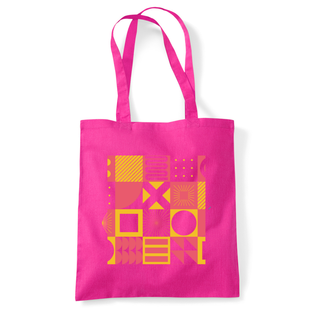 Square Patterns Tote Bag - Image 26