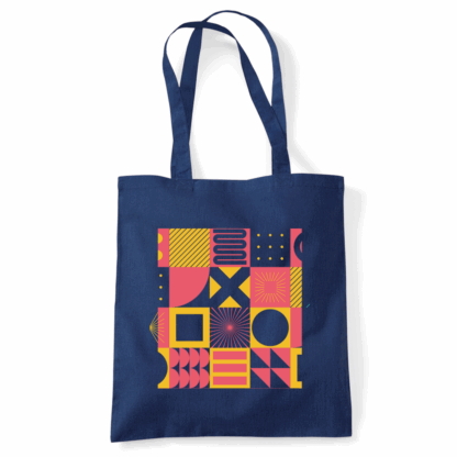 Square Patterns Tote Bag - Image 4