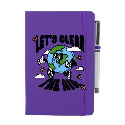 Lets Clear The Air Personalised Notebook with Pen - Image 7