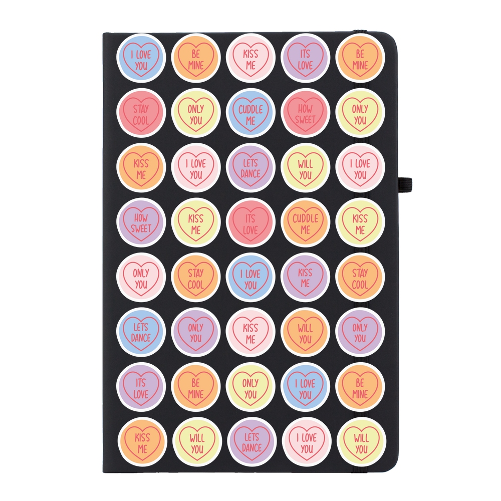 Candy Hearts Soft Feel Notebook - Image 3