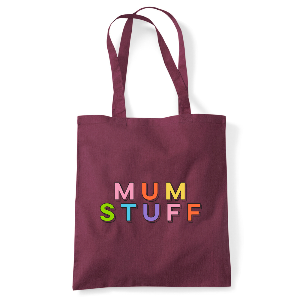 Mum Stuff Personalised Organic Cotton  Tote Bag - Image 27