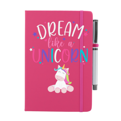 Dream Like a Unicorn Personalised Notebook with Pen - Image 10