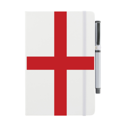 England Flag Personalised Pen & Notebook Set