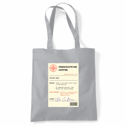 Coffee Prescription Personalised Tote Bag - Image 7