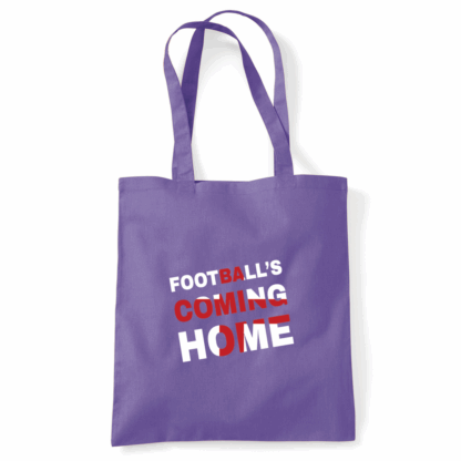 Football's Coming Home Coloured Cotton Tote Bag - Image 12