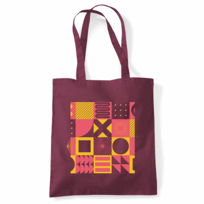 Square Patterns Tote Bag - Image 31