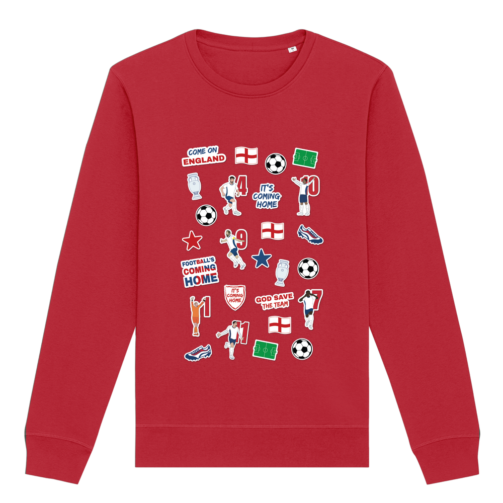England Collage Crew Neck Sweatshirt - Image 14